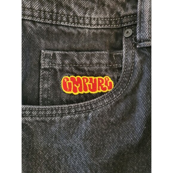 Empyre Relax Baggy Fit Jeans Y2K Style - Black 28 W 26 L - Picture 2 of 5